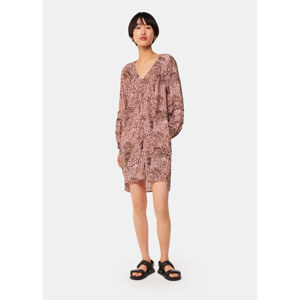 Whistles Animal Swirl Cocoon Dress